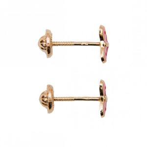 Cercei aur fluturasi